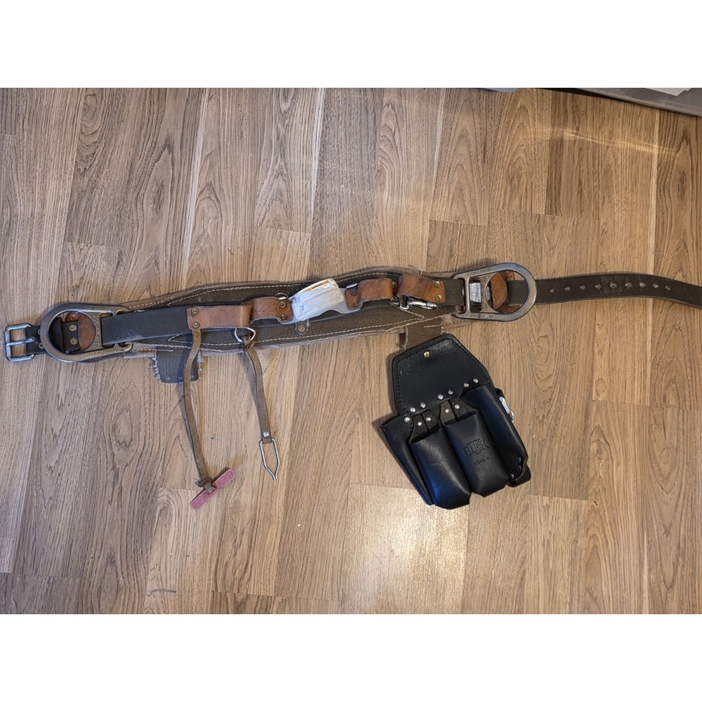 Klein Tools 5266N-18D Semi-Floating Body‎ Belt W/ Buckingham Tool Pouch